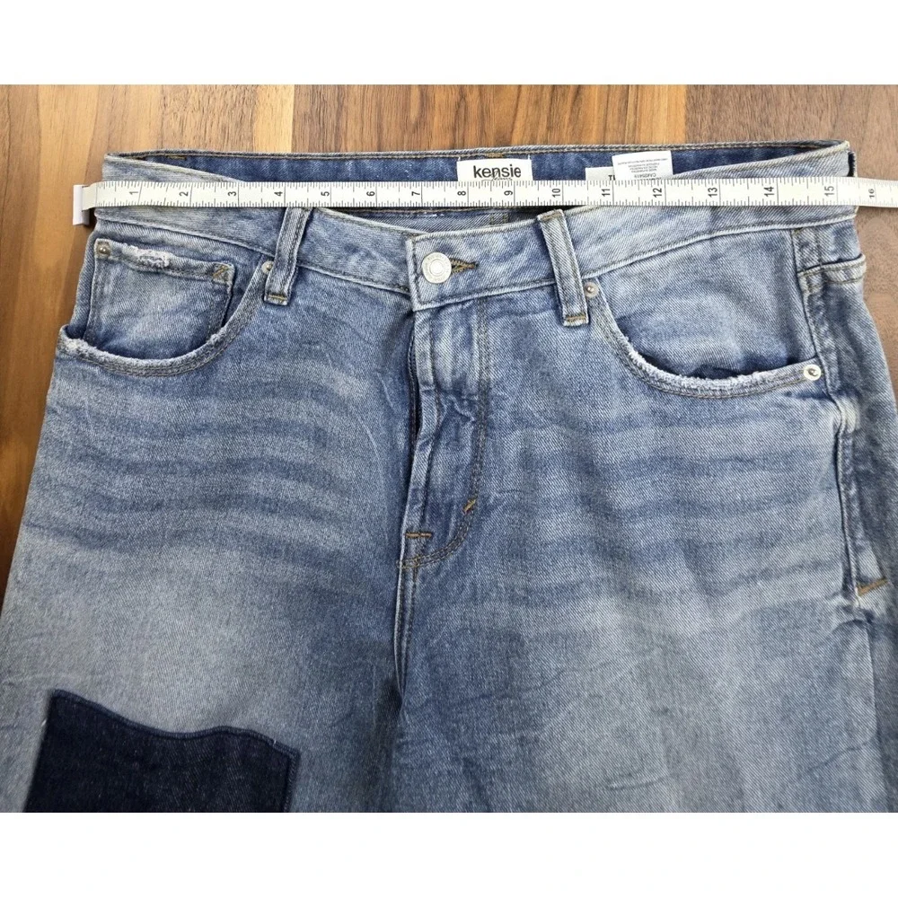 Kensie Distressed True Vintage The Slim Jeans Women's Size 8/29 Blue Denim (108)